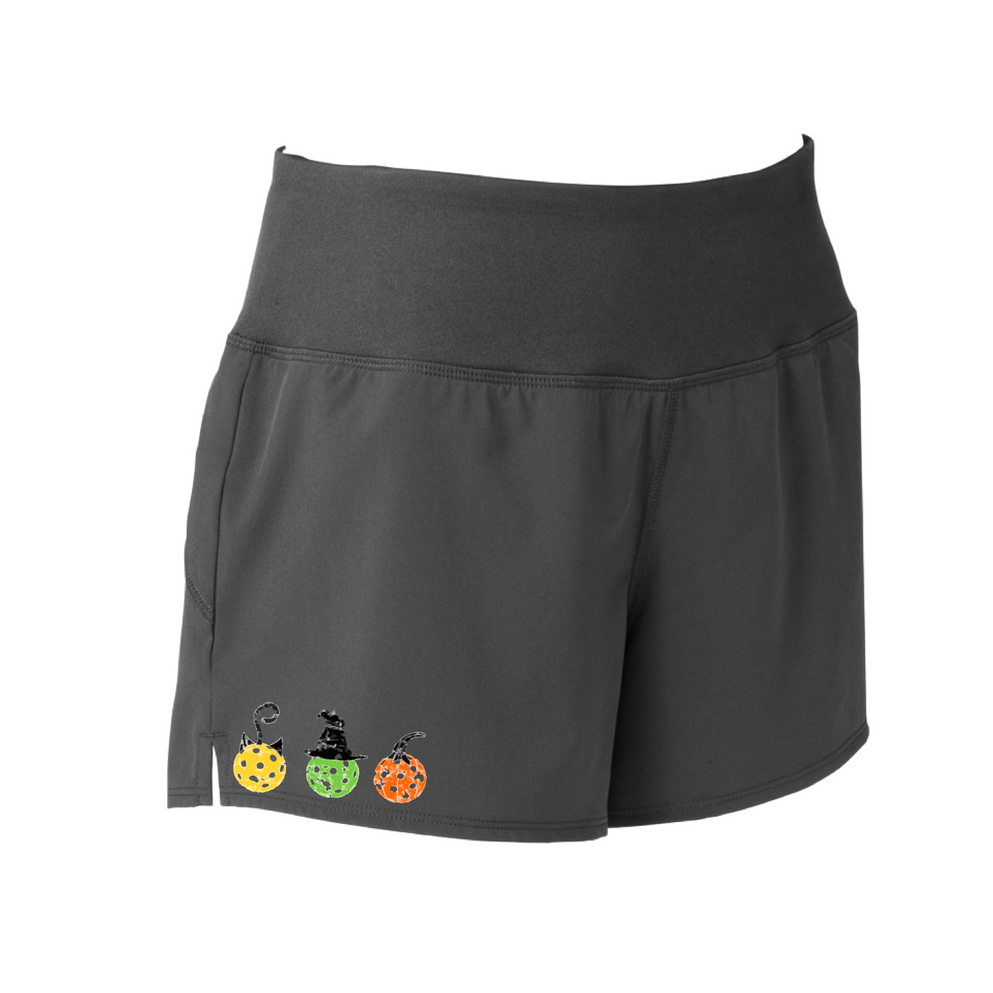 Cat Witch Pumpkin  | Women's Pickleball Shorts