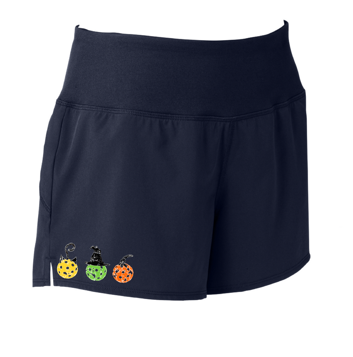 Cat Witch Pumpkin  | Women's Pickleball Shorts