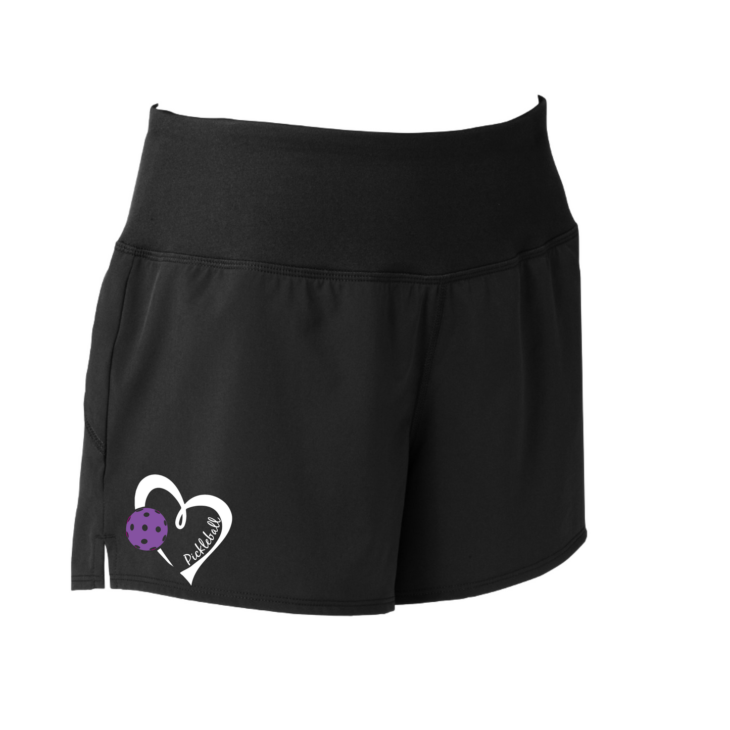 Pickleball Love (Purple) | Women's Pickleball Shorts