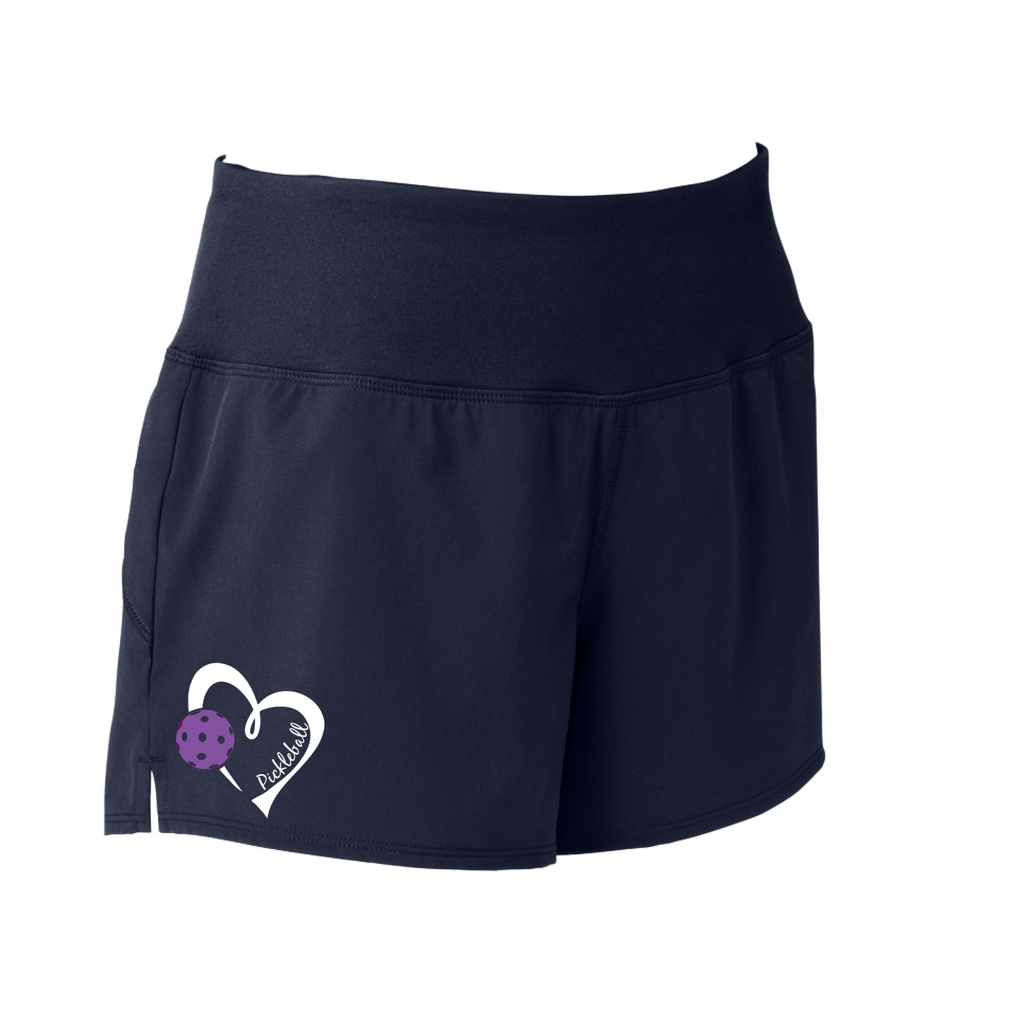 Pickleball Love (Purple) | Women's Pickleball Shorts