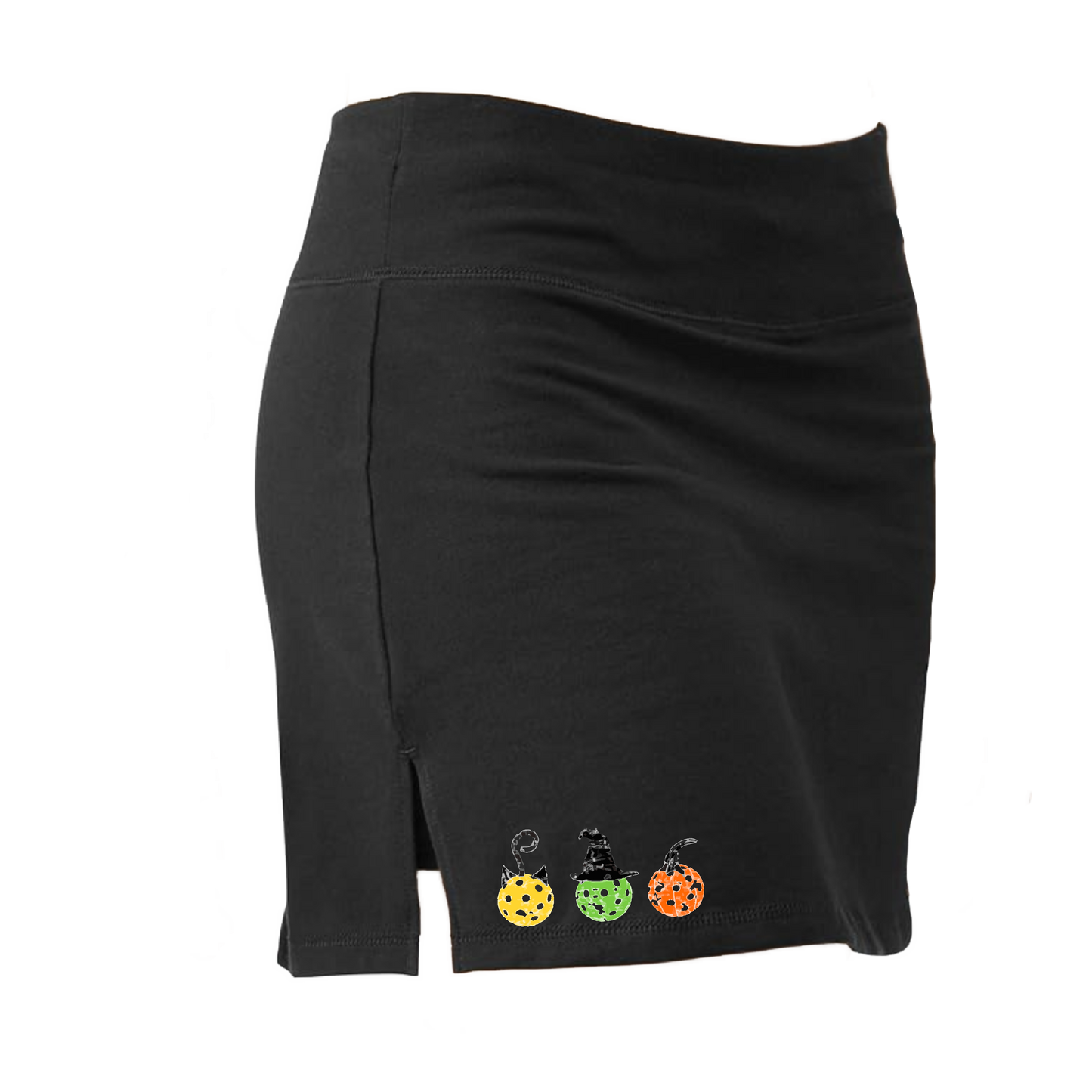 Cat Witch Pumpkin  | Women's Pickleball Skort