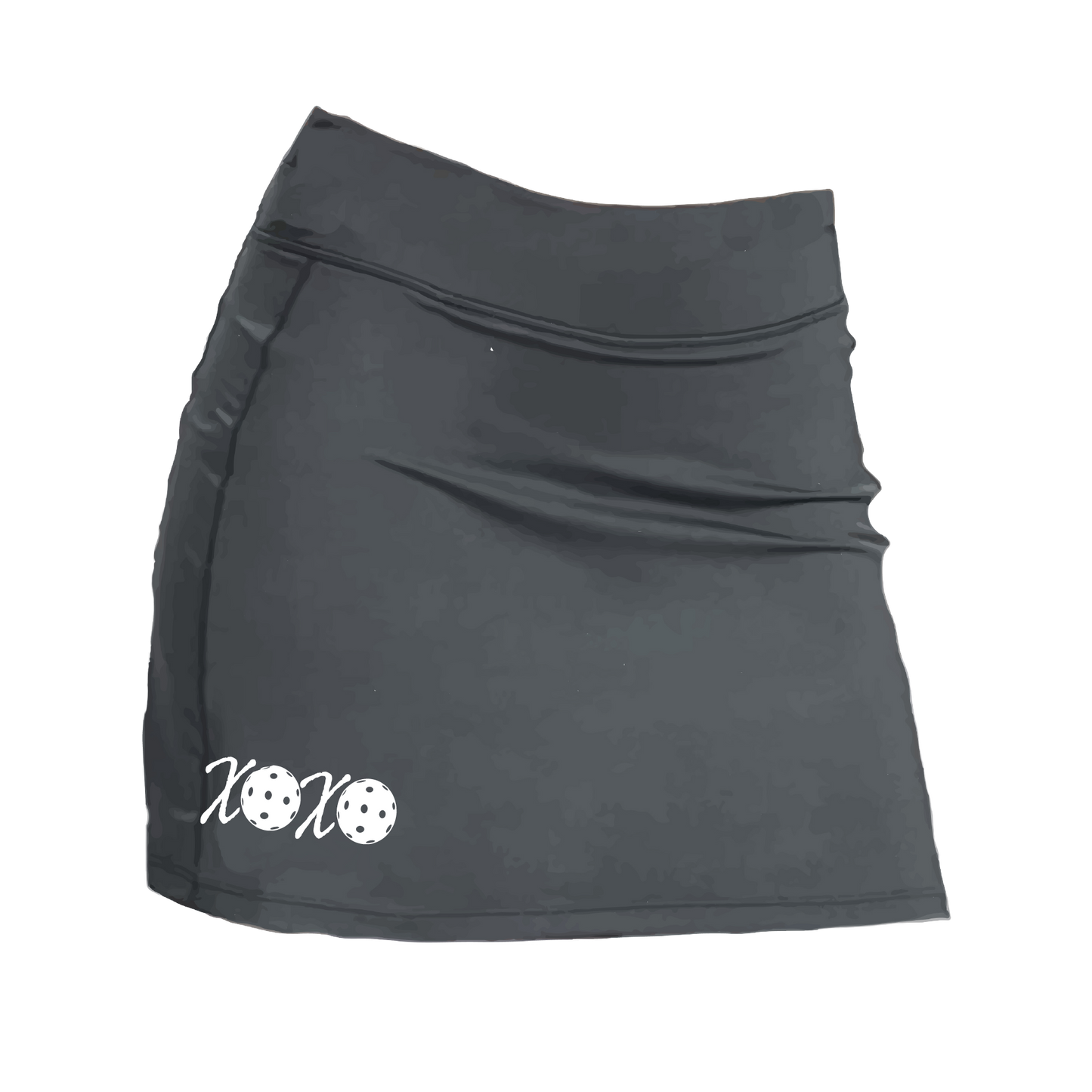 XOXO With Pickleballs | Clearance Women's Pickleball Skort