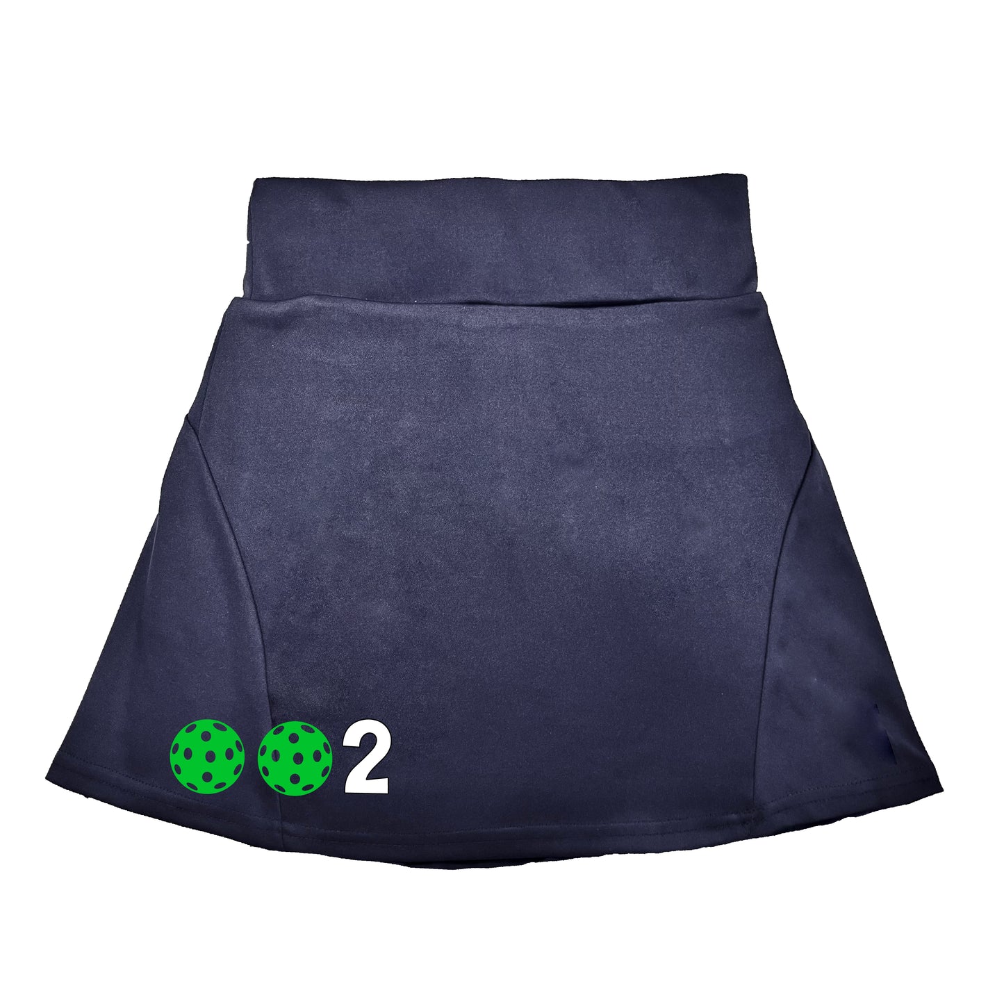 002 With Pickleballs (Colors Green, Orange, Red) | Women's Flirty Pickleball Skort