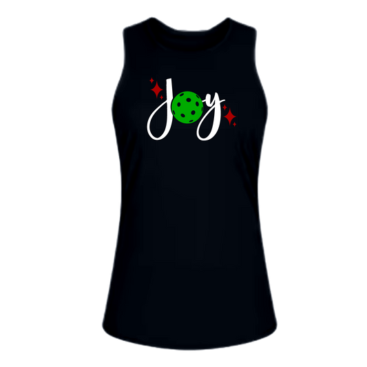 Joy | Women's Split Back or Tied Back Pickleball Tank | 80/20 Nylon Spandex Mix