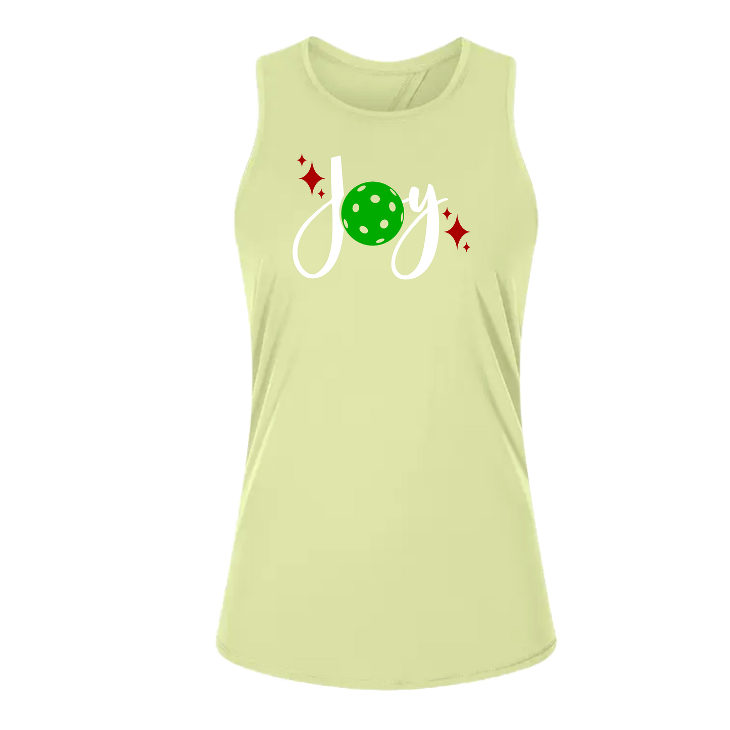 Joy | Women's Split Back or Tied Back Pickleball Tank | 80/20 Nylon Spandex Mix