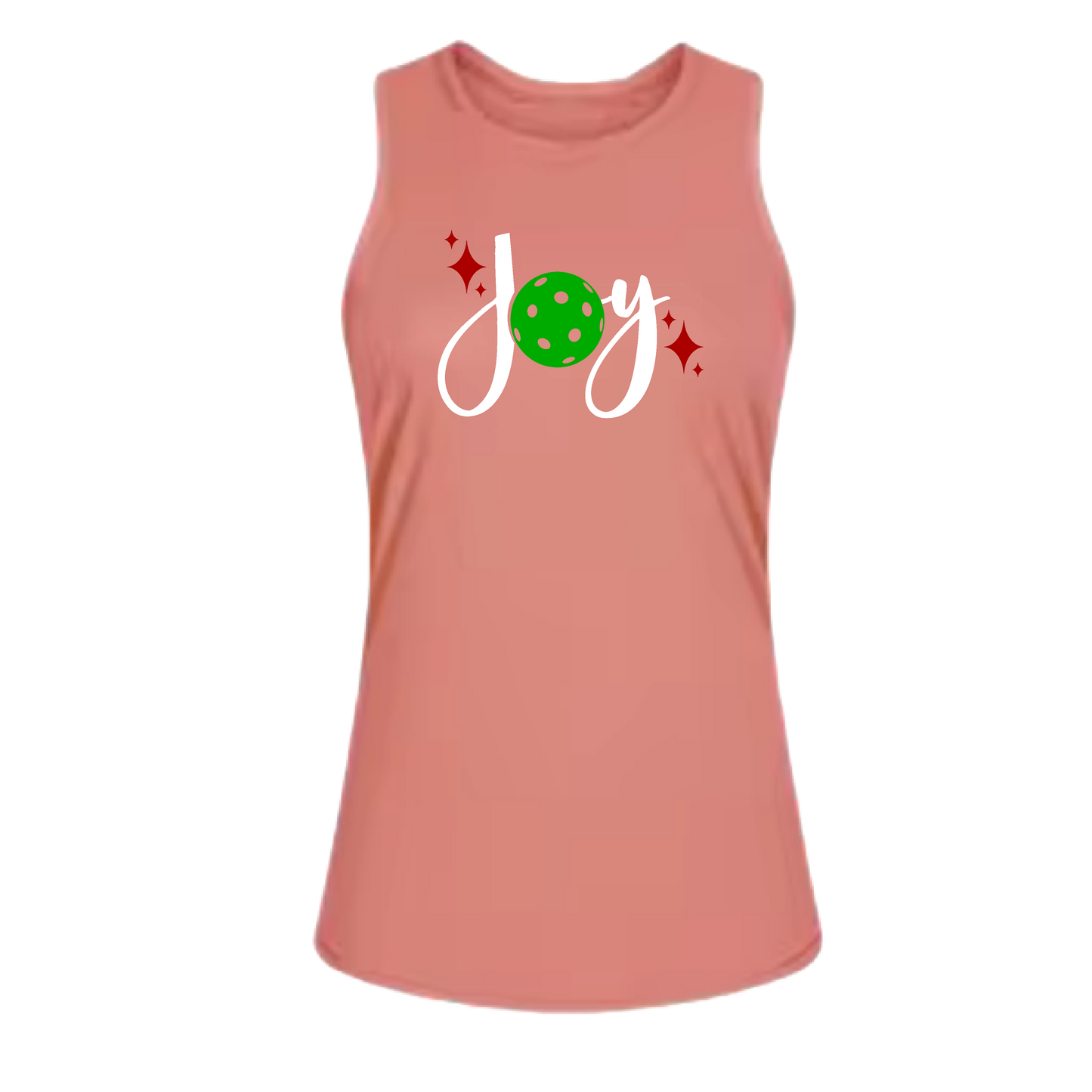 Joy | Women's Split Back or Tied Back Pickleball Tank | 80/20 Nylon Spandex Mix