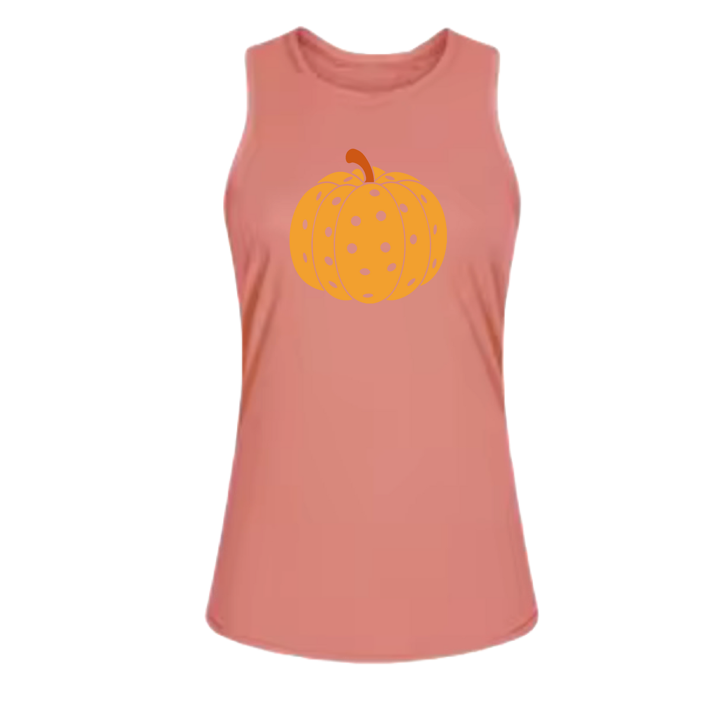 Pumpkin Pickleball | Women's Split Back or Tied Back Pickleball Tank | 80/20 Nylon Spandex Mix