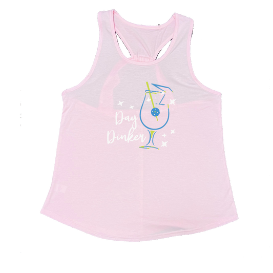 Day Dinker Pickleball Olive | Women's Open X-Back Pickleball Tank | Quick Dry Athletic Shirt