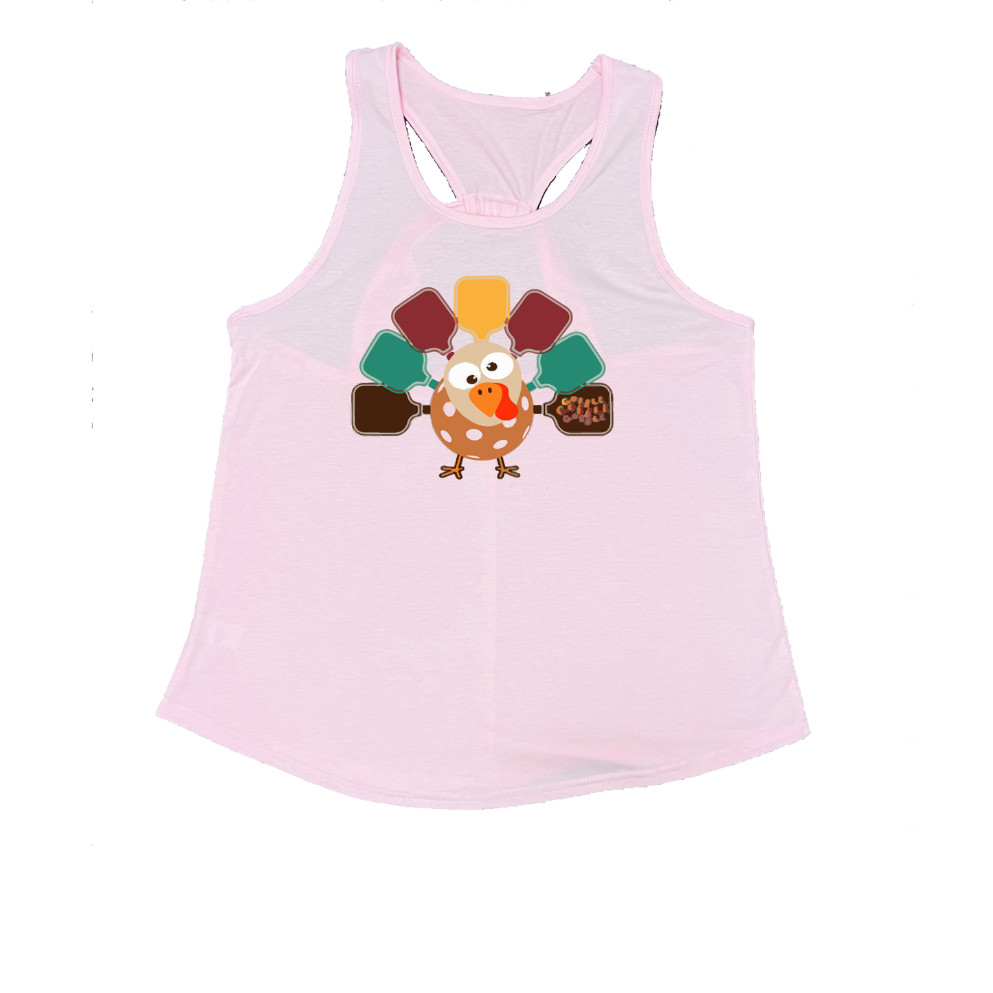 Turkey Pickleball | Women's Open X-Back Pickleball Tank | Quick Dry Athletic Shirt