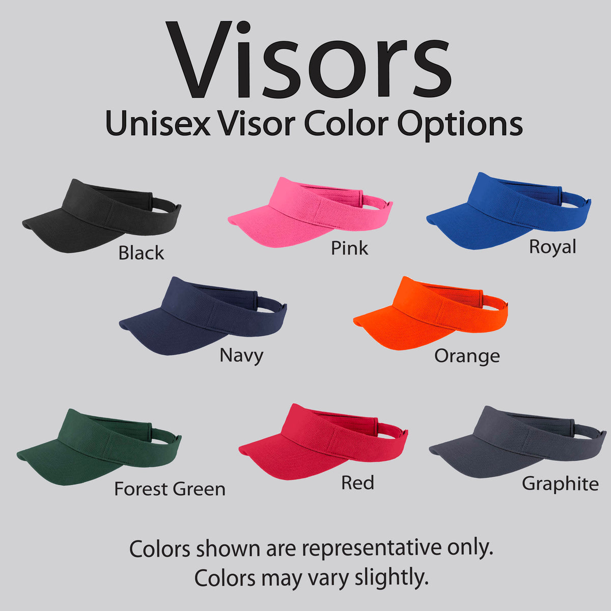 X-VISOR BLANK | Pickleball Visors | Moisture Wicking 100% Polyester
