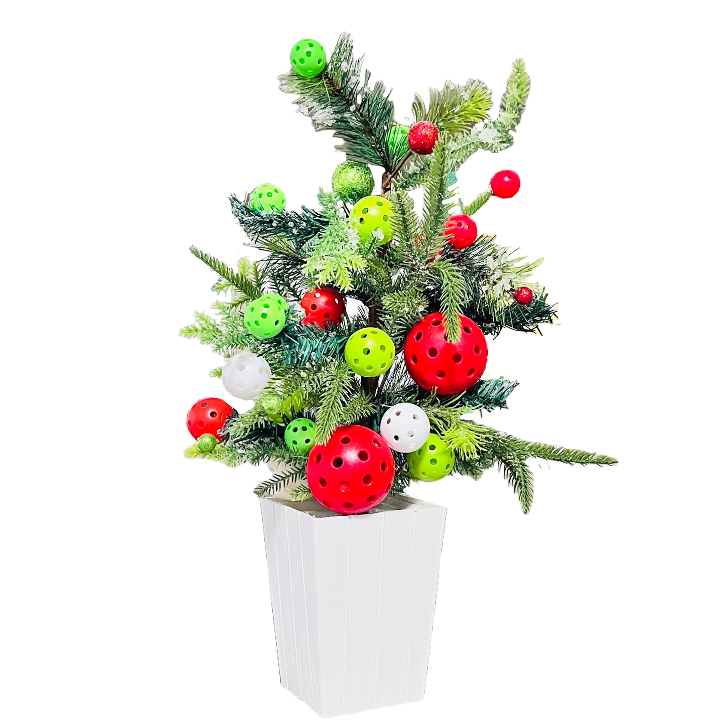 Pickleball Christmas Tree Centerpiece | Pickleball Christmas Gifts And Decor