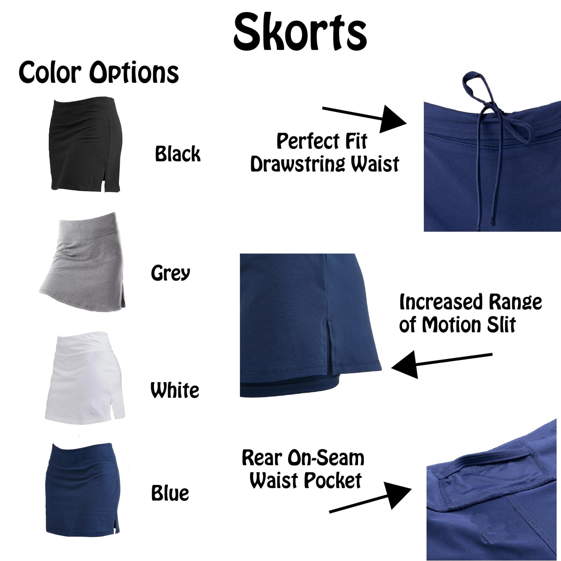 XOXO With Pickleballs | Clearance Women's Pickleball Skort
