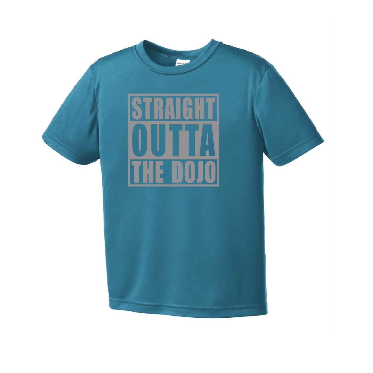 Straight Otta the Dojo | Youth Short Sleeve Karate Performance T-Shirts | 100% Polyester