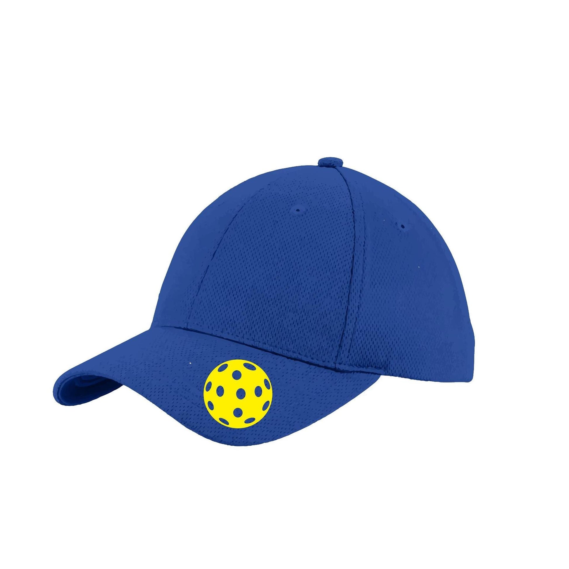 Yellow Pickleball (Customizable) | Pickleball Hat | Moisture-Wicking 100% Polyester