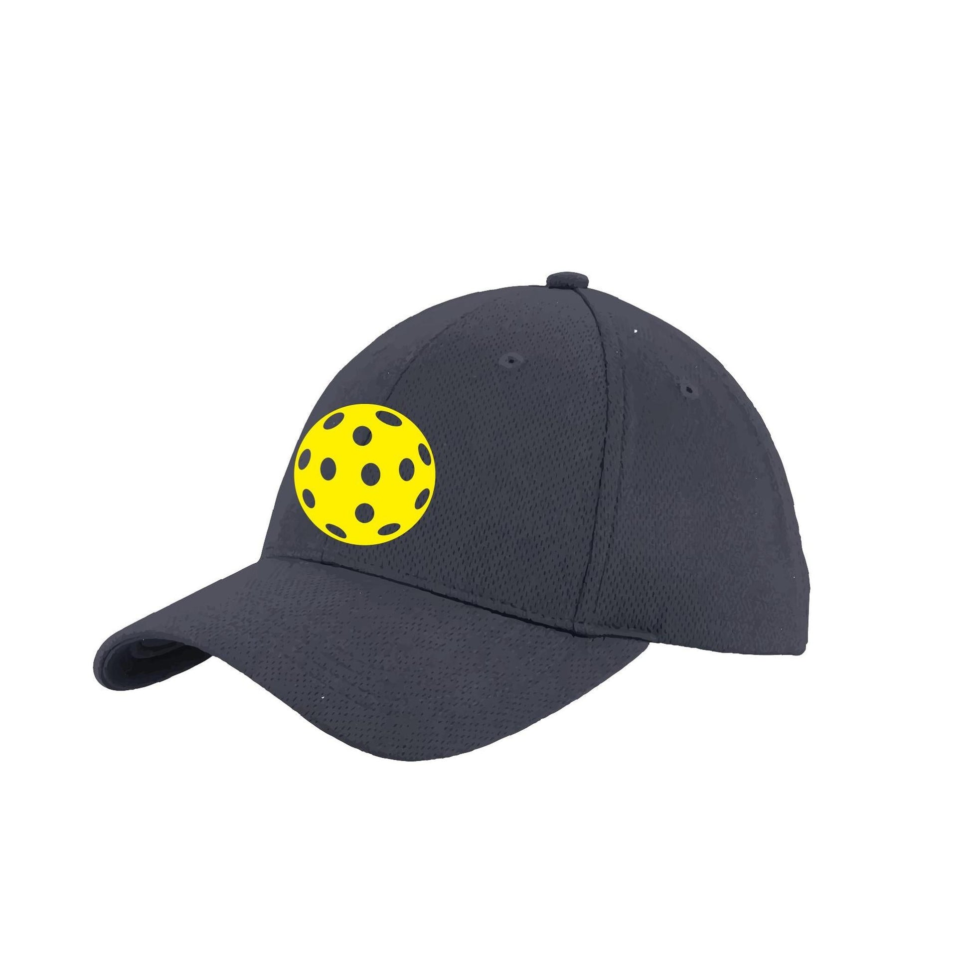 Yellow Pickleball (Customizable) | Pickleball Hat | Moisture-Wicking 100% Polyester