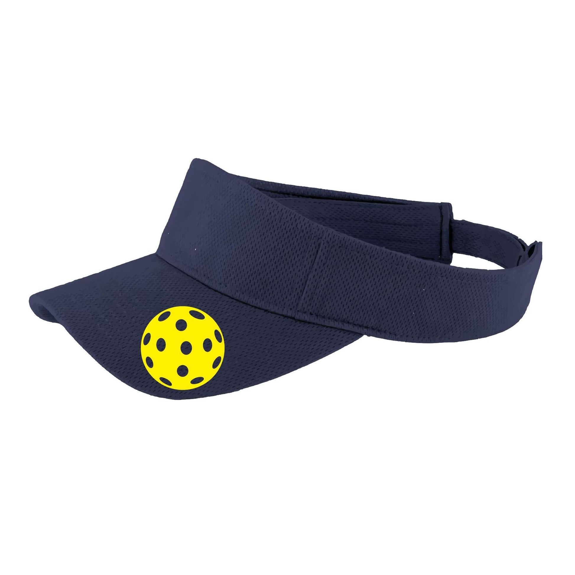 Yellow Pickleball (Customizable) | Pickleball Visors | Moisture Wicking 100% Polyester