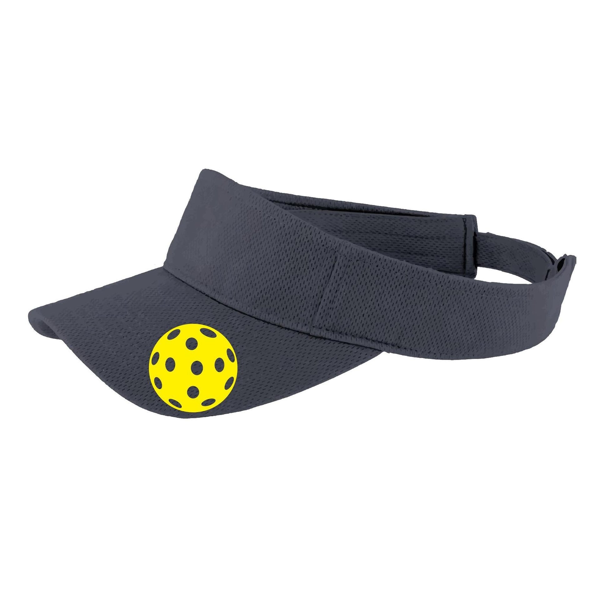 Yellow Pickleball (Customizable) | Pickleball Visors | Moisture Wicking 100% Polyester