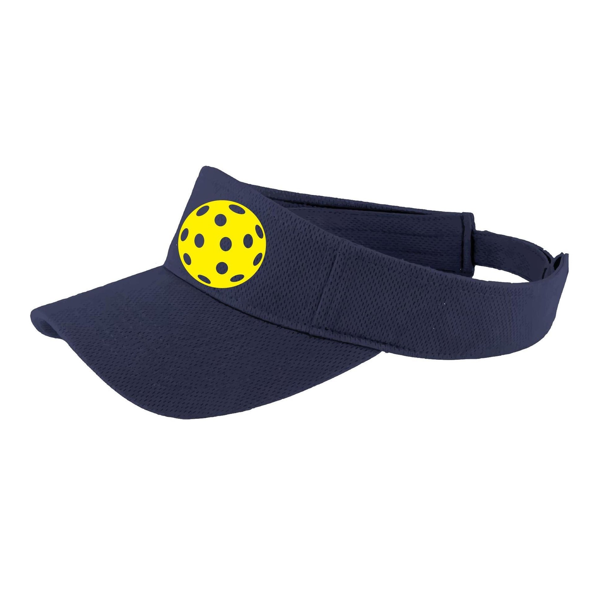 Yellow Pickleball (Customizable) | Pickleball Visors | Moisture Wicking 100% Polyester