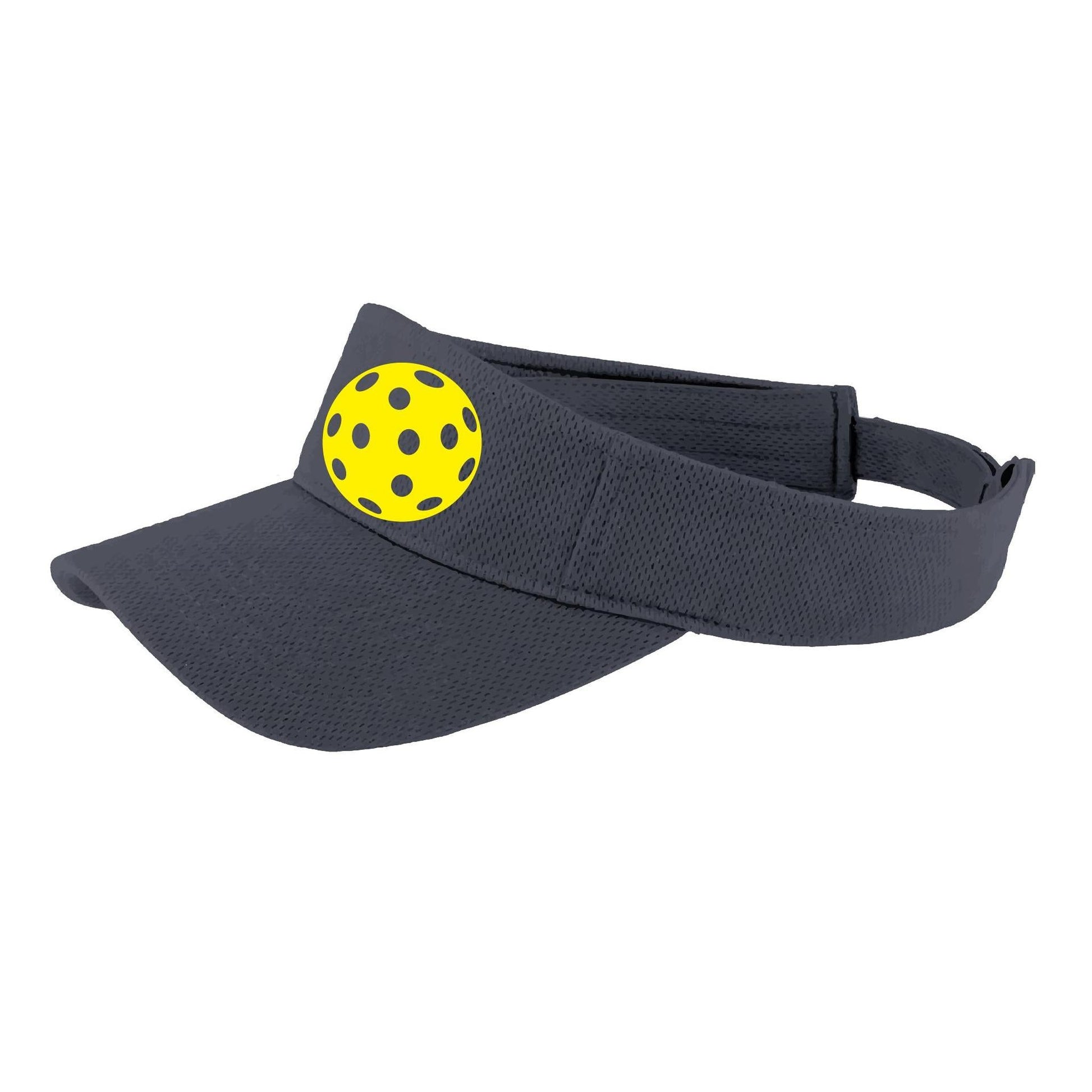 Yellow Pickleball (Customizable) | Pickleball Visors | Moisture Wicking 100% Polyester