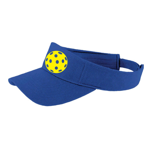 Yellow Pickleball (Customizable) | Pickleball Visors | Moisture Wicking 100% Polyester