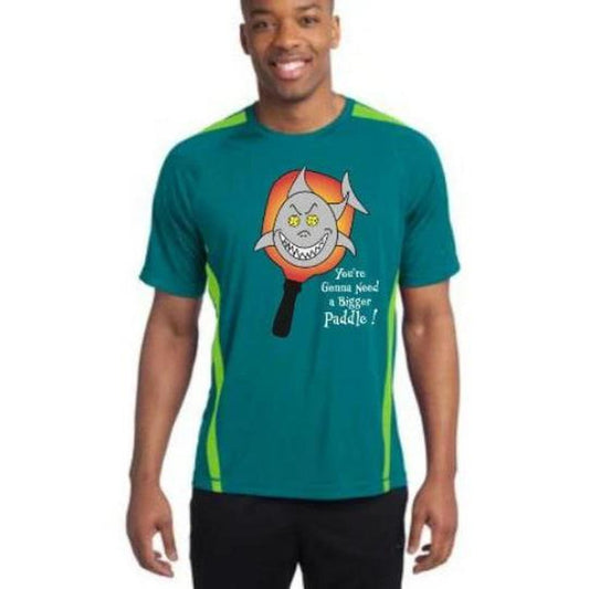 You're Gonna Need A Bigger Paddle | Clearance Men’s Short Sleeve Pickleball Performance T-Shirt | 100% Polyester