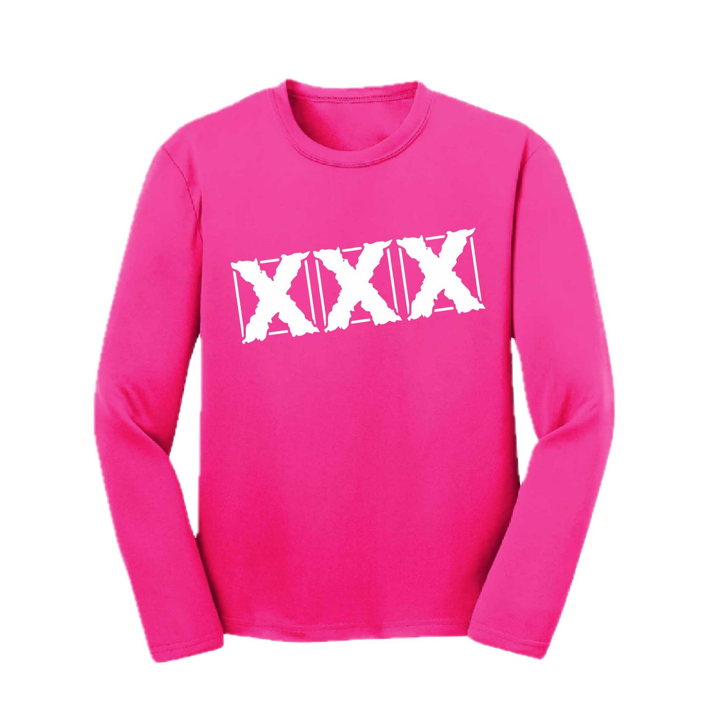3 Strikes | Youth Long Sleeve Baseball Performance T-Shirts | 100% Polyester