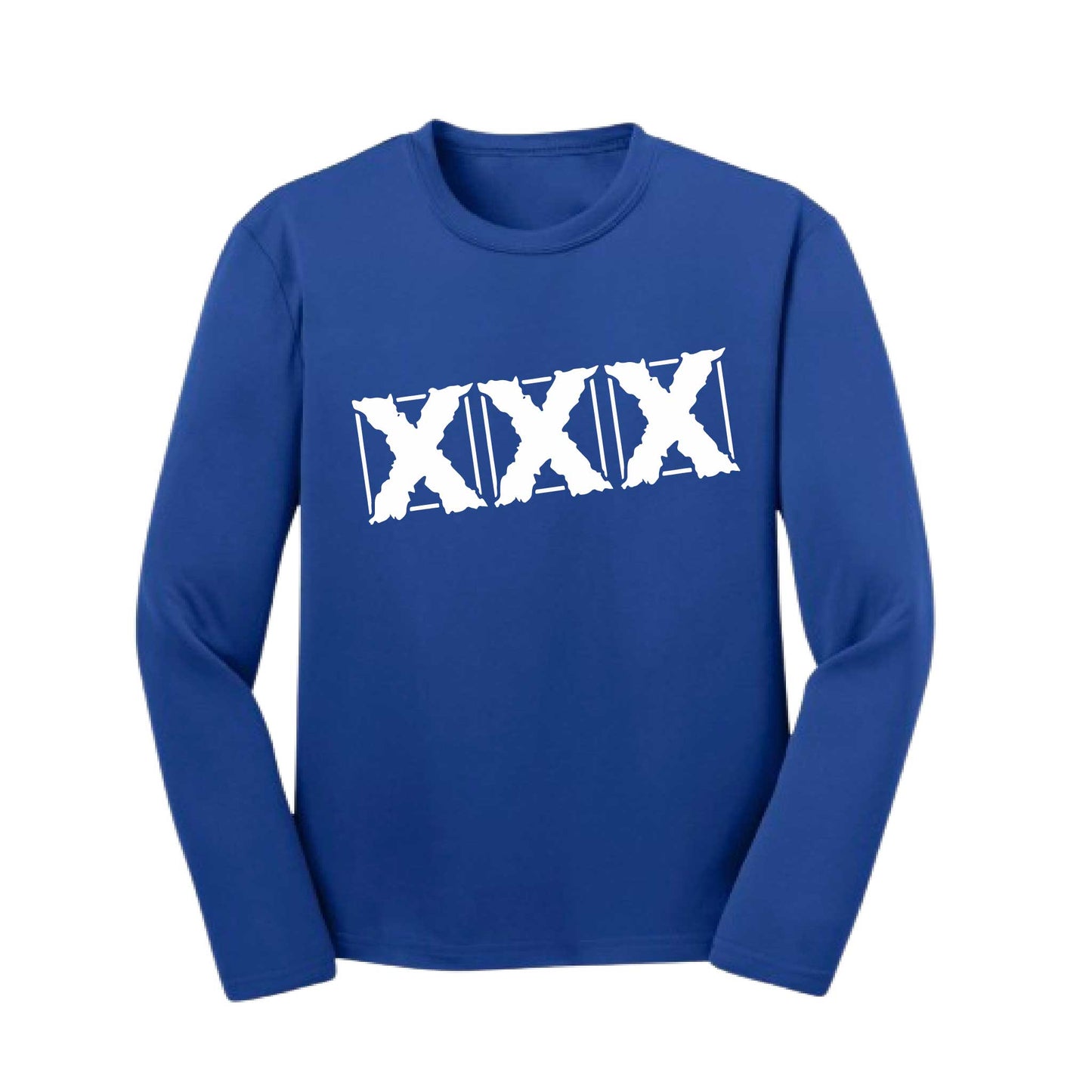 3 Strikes | Youth Long Sleeve Baseball Performance T-Shirts | 100% Polyester