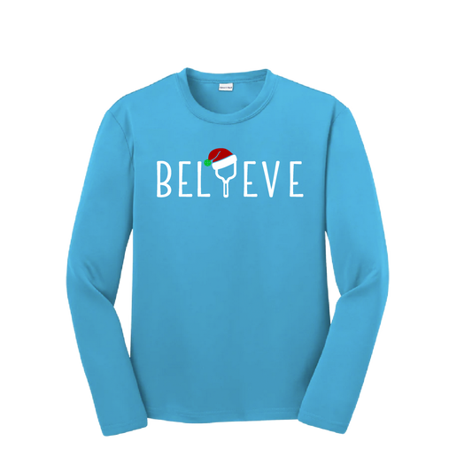 Believe | Youth Long Sleeve Pickleball Shirts | 100% Polyester