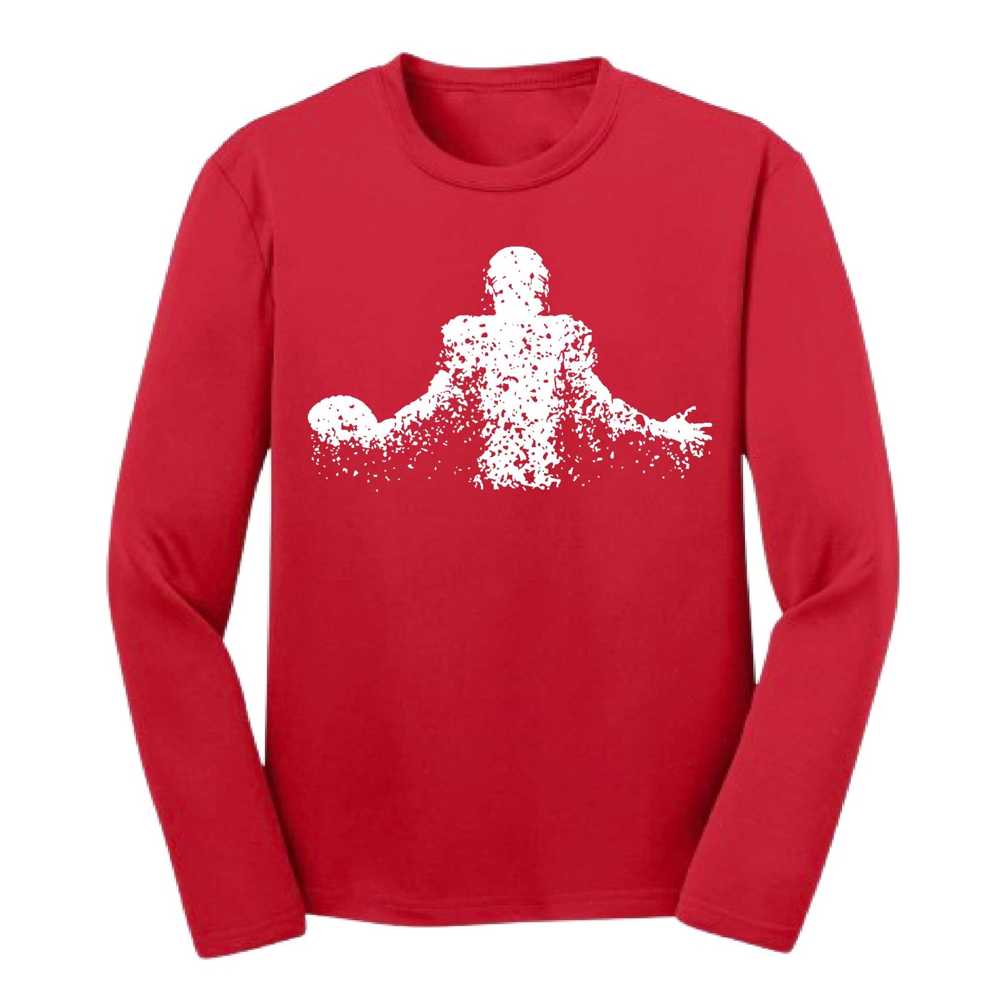 Coming Alive Football | Youth Long Sleeve Football T-Shirts | 100% Polyester