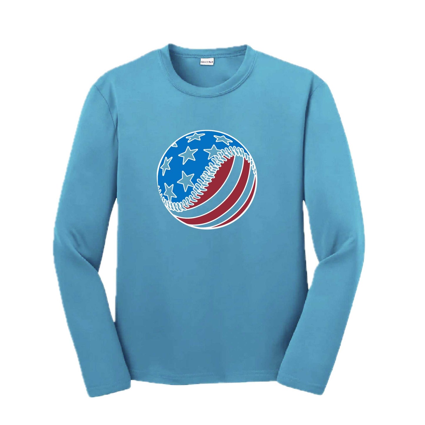 Fastball | Youth Long Sleeve Baseball Performance T-Shirts | 100% Polyester