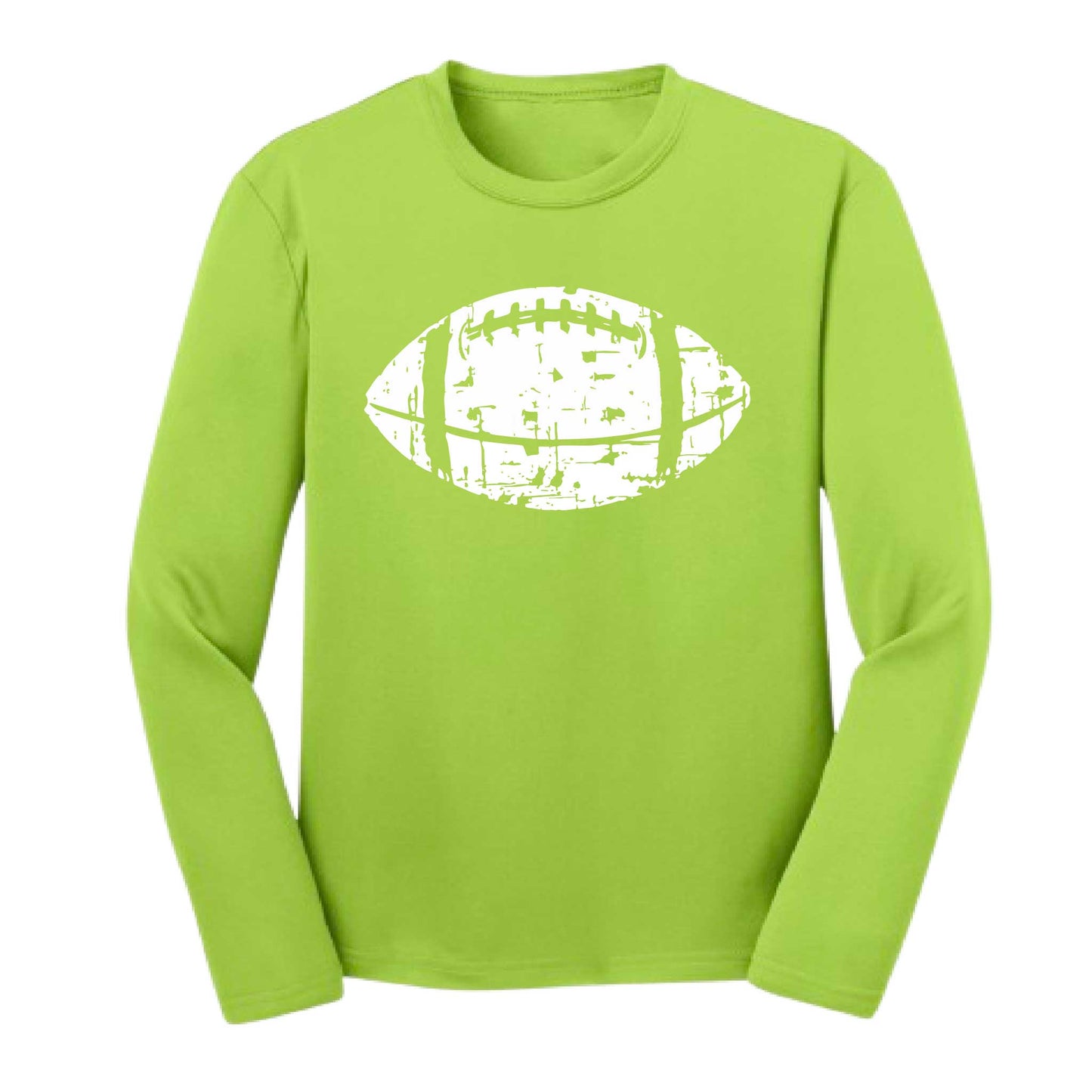 Football Scramble | Youth Long Sleeve Football T-Shirts | 100% Polyester
