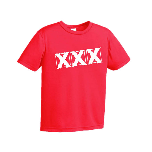 3 Strikes | Youth Short Sleeve Baseball Performance T-Shirts | 100% Polyester
