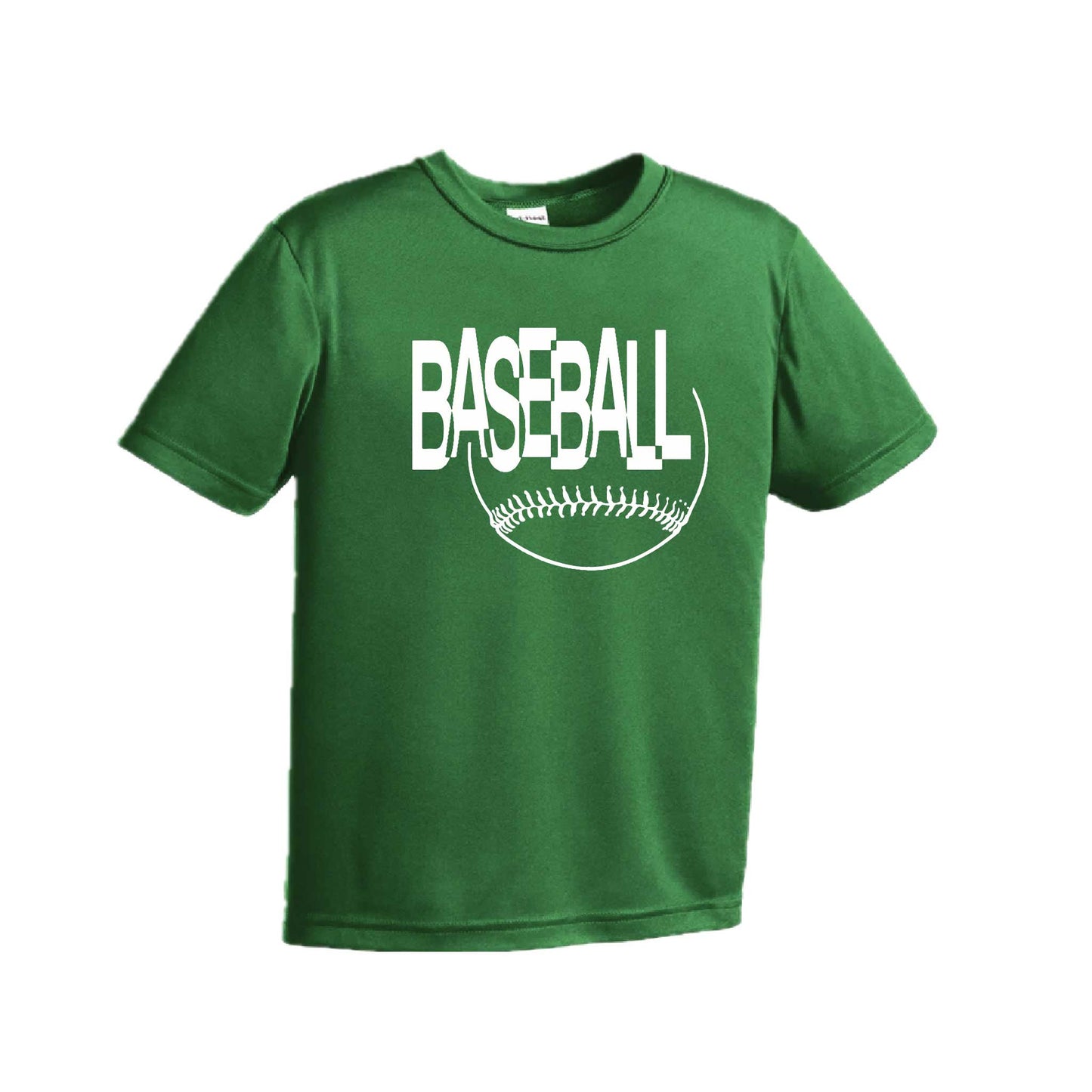 Clean Up | Youth Short Sleeve Baseball Performance T-Shirts | 100% Polyester