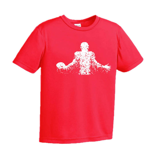 Coming Alive Football | Youth Short Sleeve Football T-Shirts | 100% Polyester