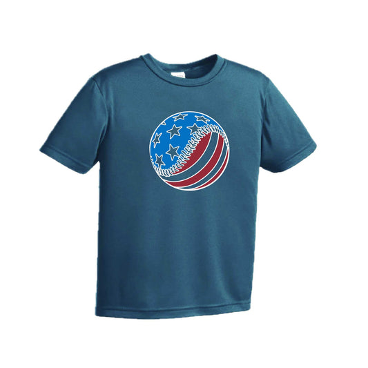 Fastball | Youth Short Sleeve Baseball Performance T-Shirts | 100% Polyester