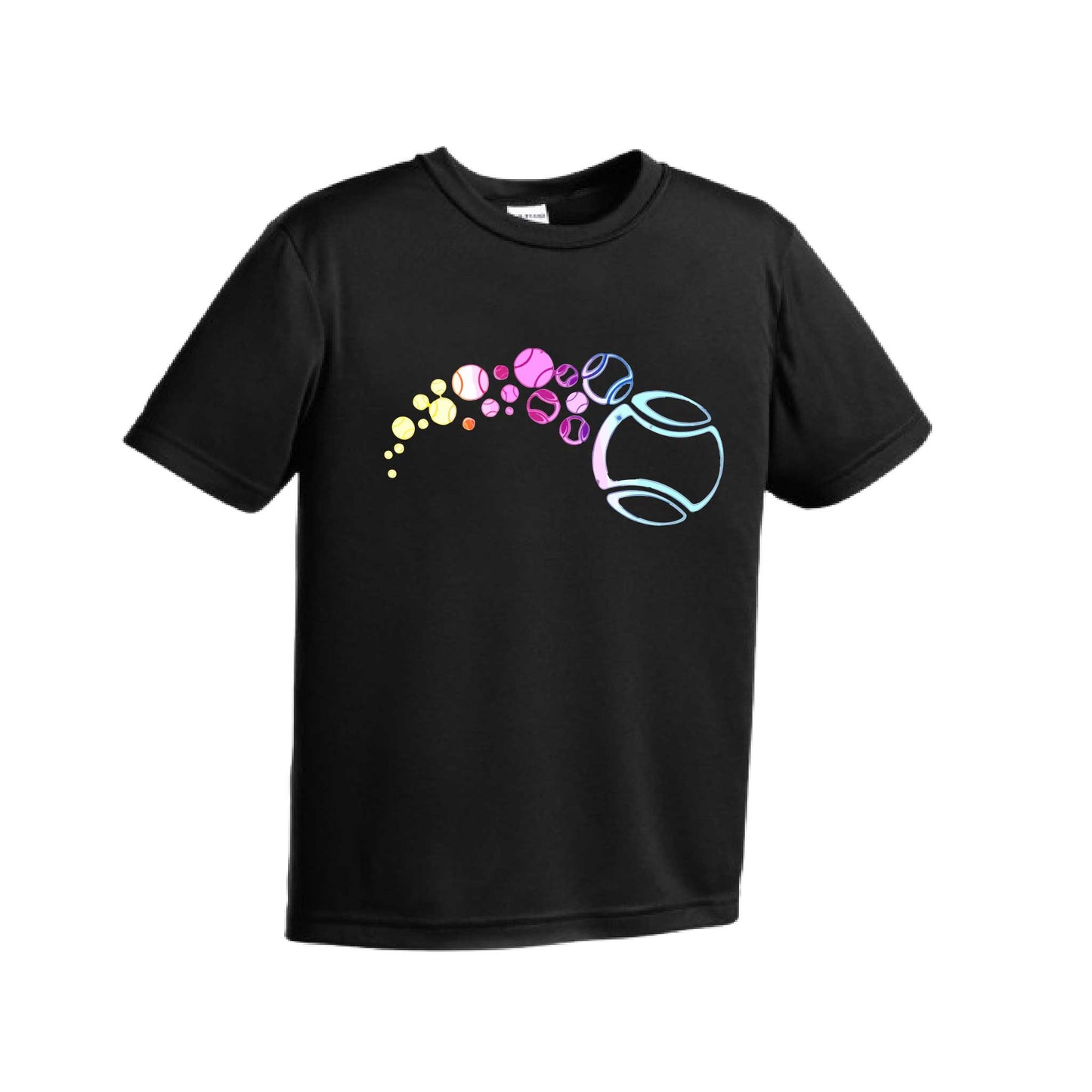 Tennis Focus | Youth Short Sleeve Tennis Performance T-Shirts | 100% Polyester