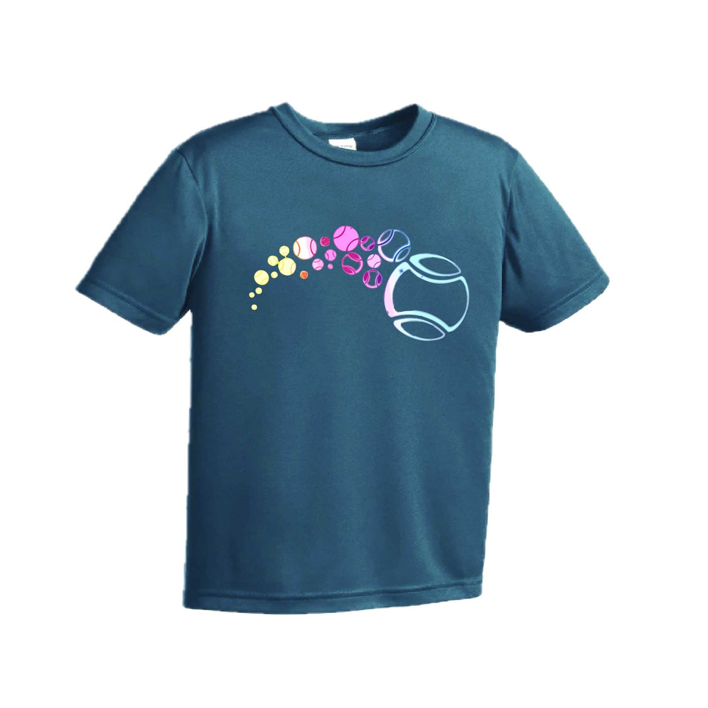 Tennis Focus | Youth Short Sleeve Tennis Performance T-Shirts | 100% Polyester