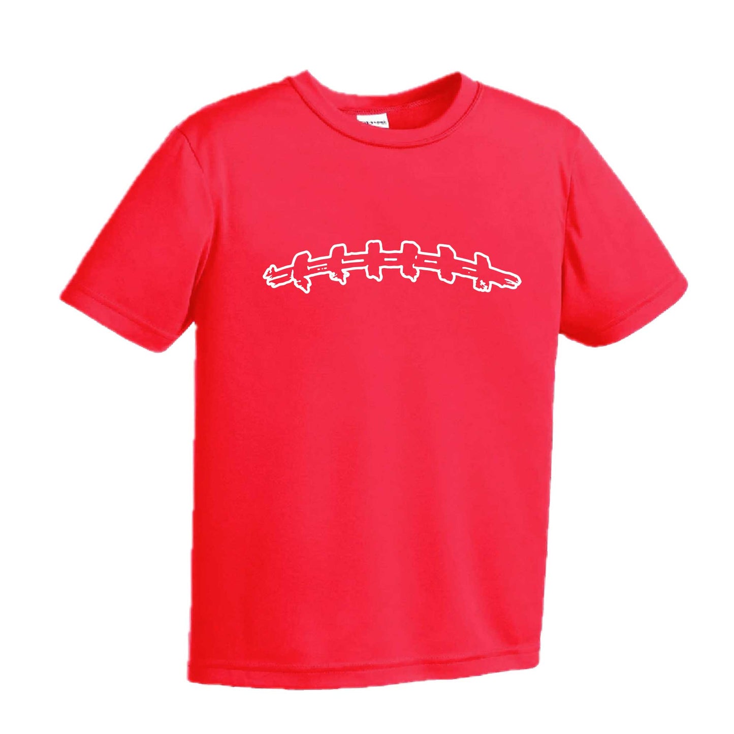 Football Laces | Youth Short Sleeve Football T-Shirts | 100% Polyester