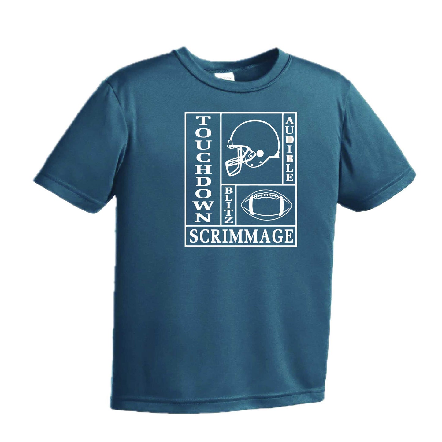 Football Zone | Youth Short Sleeve Football T-Shirts | 100% Polyester