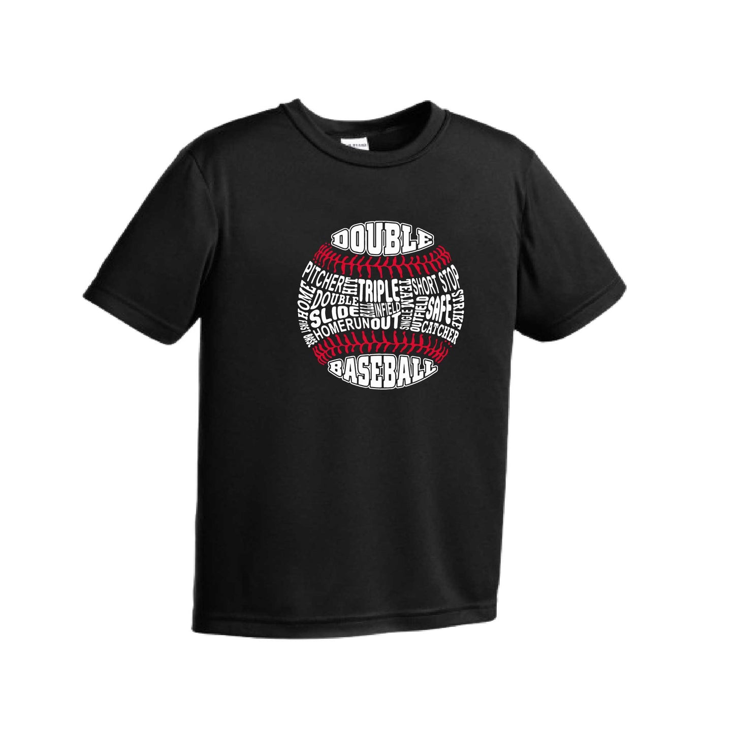 Grand Slam | Youth Short Sleeve Baseball Performance T-Shirts | 100% Polyester