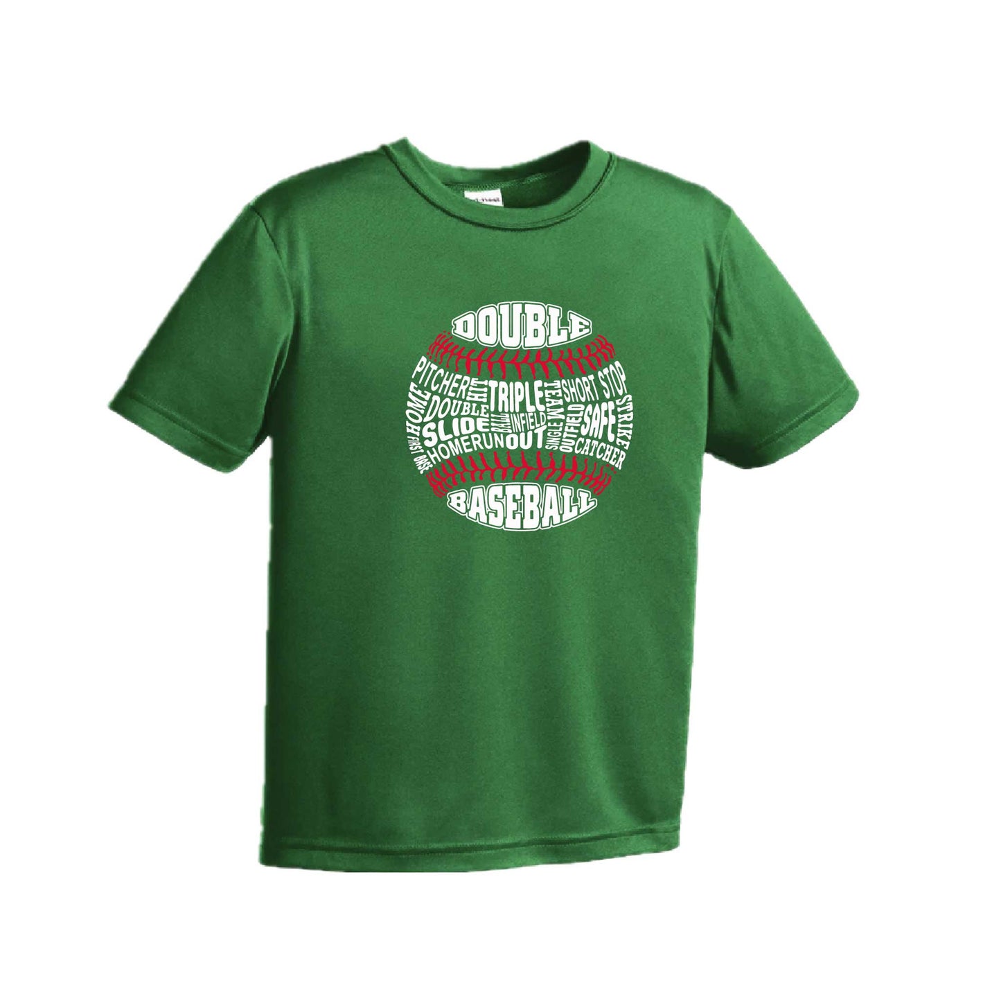 Grand Slam | Youth Short Sleeve Baseball Performance T-Shirts | 100% Polyester