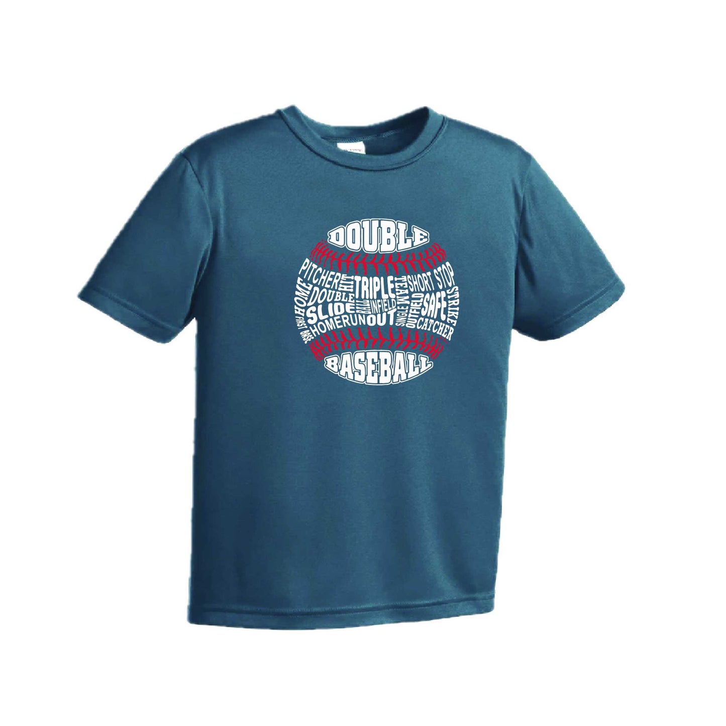 Grand Slam | Youth Short Sleeve Baseball Performance T-Shirts | 100% Polyester