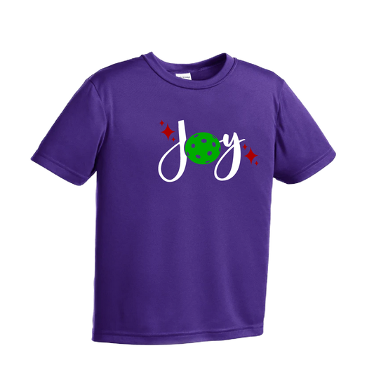 Joy | Youth Short Sleeve Pickleball Shirts | 100% Polyester