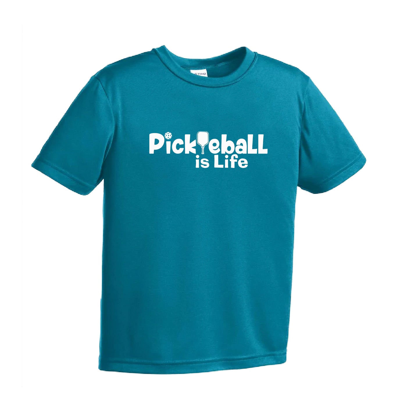 Pickleball is Life | Youth Short Sleeve Athletic Pickleball Shirt | 100% Polyester