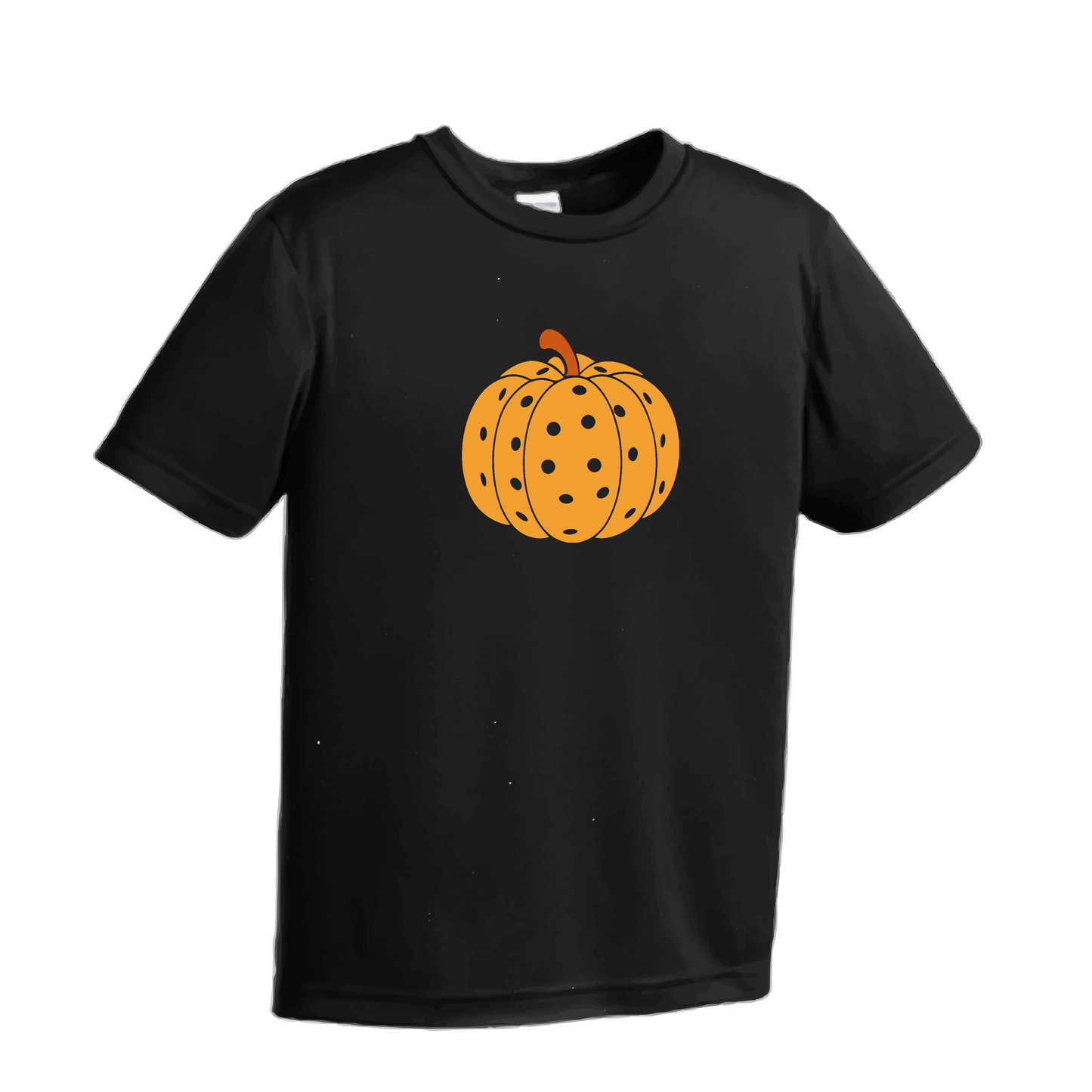 Pumpkin Pickleball | Youth Short Sleeve Pickleball Shirts | 100% Polyester