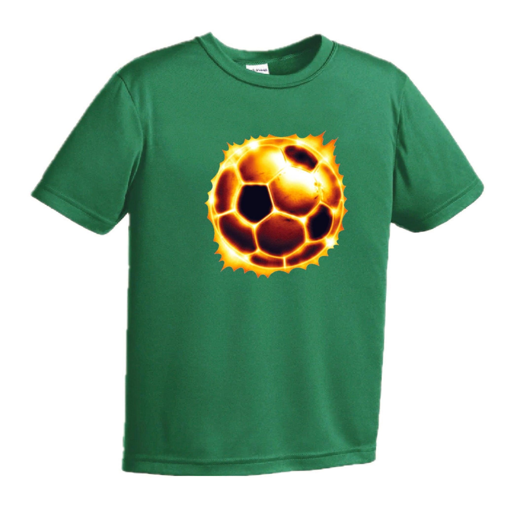 Soccer Radioactive | Youth Short Sleeve Soccer T-Shirts | 100% Polyester