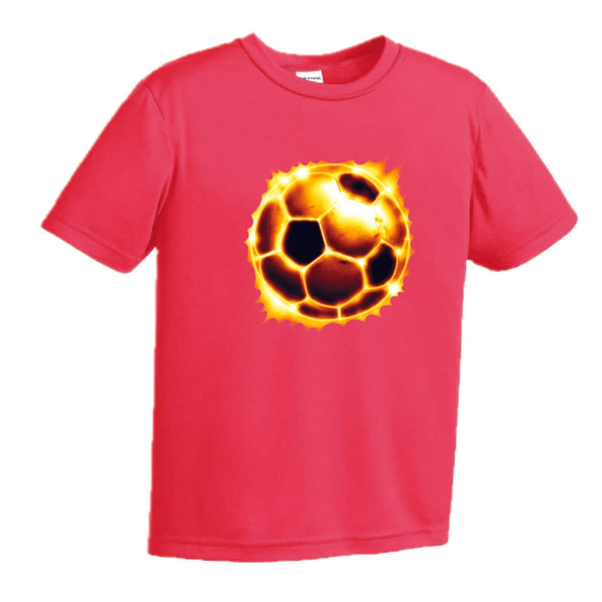 Soccer Radioactive | Youth Short Sleeve Soccer T-Shirts | 100% Polyester