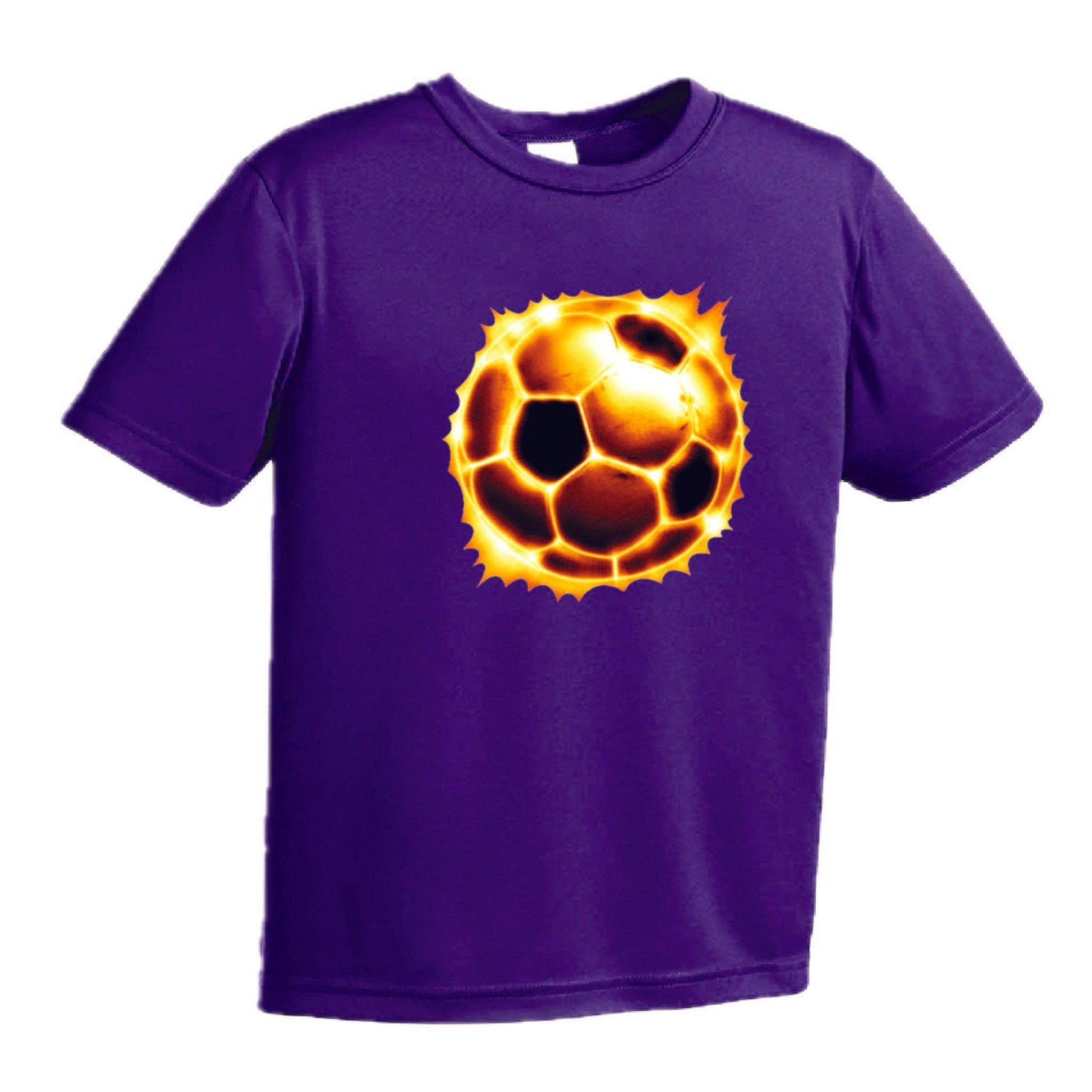 Soccer Radioactive | Youth Short Sleeve Soccer T-Shirts | 100% Polyester
