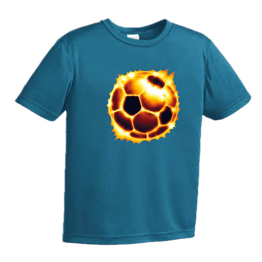Soccer Radioactive | Youth Short Sleeve Soccer T-Shirts | 100% Polyester