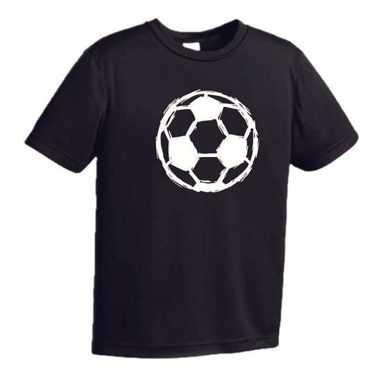 Soccer Sketched | Youth Short Sleeve Soccer T-Shirts | 100% Polyester